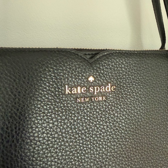 Kate Spade Black Pebbled Tote - Picture 2 of 11